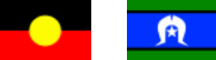 The Australian Aboriginal Flag and the Torres Strait Islander Flag