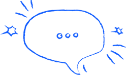Speech-Single_blue rotate small
