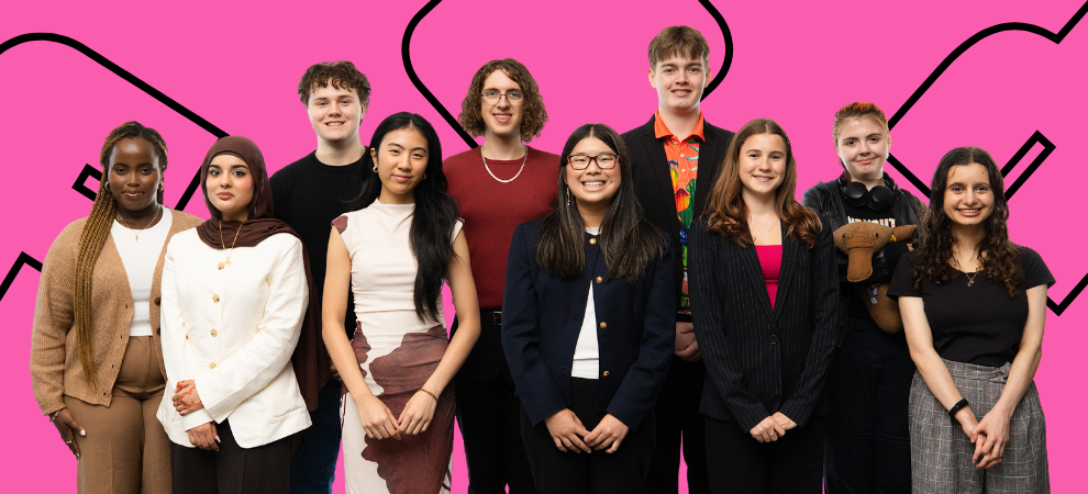 Photo of members from the Mental Health Youth Advisory Group