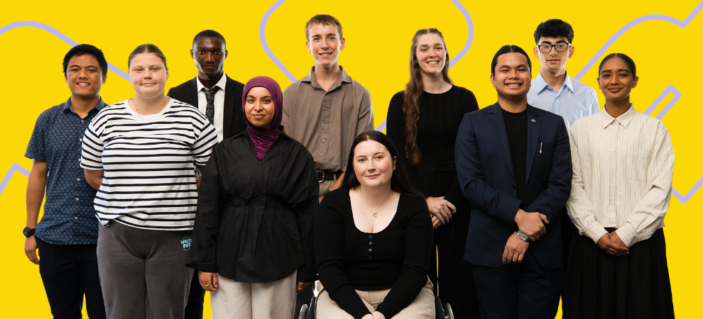 Photo of members from the Sports Participation Youth Advisory Group