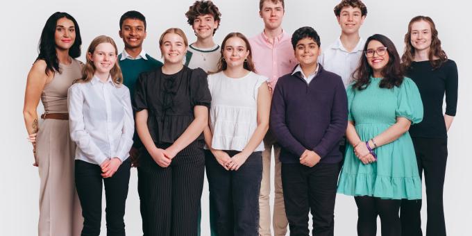 Group photo of young adults.